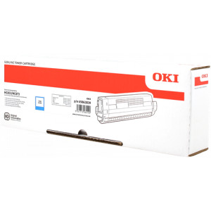 Toner MC853 MC873 (45862839) Oryginalny błękitny / turkusowy / niebieski do OKI MC 853, 873, 883DNV, 883DNCT, 883DN
