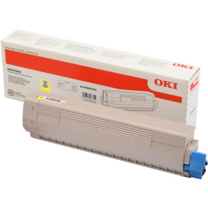 Toner C833 C843 (46443101) Oryginalny żółty do OKI C 843DN, 833N, 833DN, 833DT