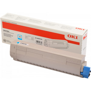Toner C833 C843 (46443103) Oryginalny błękitny / turkusowy / niebieski do OKI C 843DN, 833N, 833DN, 833DT