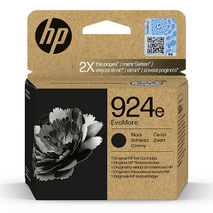 Tusz HP 924E (4K0V0NE) Oryginalny czarny do HP PHOTOSMART C 4383, HP OFFICEJET PRO 8133, 8130, 8123, 8120