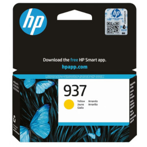 Tusz HP 937 (4S6W4NE) Oryginalny żółty do HP OFFICEJET PRO 9135E, 9132B, 9110B, 9120B, 9130B