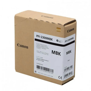 Tusz PFI-2300MBK (5276C001) Oryginalny czarny matowy - 330ml - do CANON IMAGEPROGRAF GP- 2000, 4000, 2000DR, 4000DR