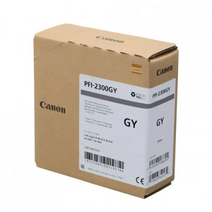 Tusz PFI-2300GY (5281C001) Oryginalny szary - 330ml - do CANON IMAGEPROGRAF GP- 2000, 4000, 2000DR, 4000DR