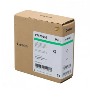 Tusz PFI-2300G (5284C001) Oryginalny zielony - 330ml - do CANON IMAGEPROGRAF GP- 2000, 4000, 2000DR, 4000DR