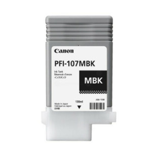 Tusz PFI-107 (6704B001) Oryginalny czarny matowy - 130ml - do CANON IMAGEPROGRAF IPF 670, 680, 770, 785