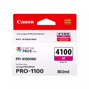 Tusz PFI-4100M (6779C001) Oryginalny purpurowy - 80ml - do CANON IMAGEPROGRAF PRO- 1100