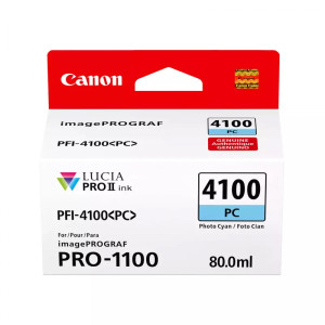 Tusz PFI-4100PC (6781C001) Oryginalny fotograficzny niebieski - 80ml - do CANON IMAGEPROGRAF PRO- 1100