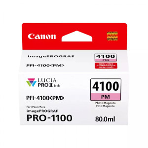 Tusz PFI-4100PM (6782C001) Oryginalny fotograficzny purpurowy - 80ml - do CANON IMAGEPROGRAF PRO- 1100