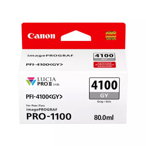 Tusz PFI-4100GY (6783C001) Oryginalny szary - 80ml - do CANON IMAGEPROGRAF PRO- 1100
