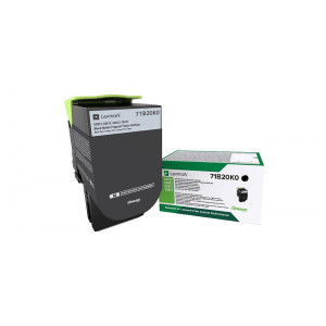 Toner MS417 MX417 (71B20K0) Oryginalny czarny do LEXMARK CS 317DN, 417DN, 517DN, 517DE, LEXMARK CX 417DE