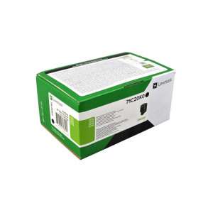 Toner 71C20K0 (71C20K0) Oryginalny czarny do LEXMARK CS 730DE, 735DE, 737DZE, LEXMARK CX 730DE, 735ADSE