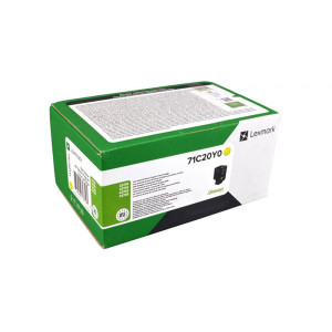 Toner 71C20Y0 (71C20Y0) Oryginalny żółty do LEXMARK CS 737DZE, 730DE, LEXMARK CX 730DE, 735ADSE, 737ADZSE