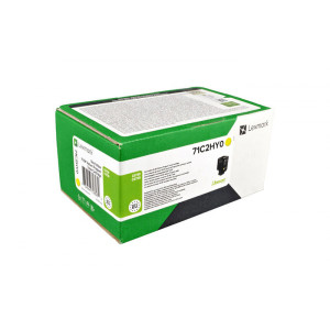 Toner 71C2HY0 (71C2HY0) Oryginalny żółty do LEXMARK CS 730DE, LEXMARK CX 730DE