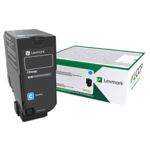 Toner CS827 CX827 (73B20C0) Oryginalny błękitny / turkusowy / niebieski do LEXMARK CS 827DE, LEXMARK CX 827DE