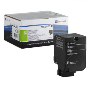 Toner CS720 CS725 CX725 (74C20K0) Oryginalny czarny do LEXMARK CS 720DE, 725DTE, 720DTE, 725DE, LEXMARK CX 725DE