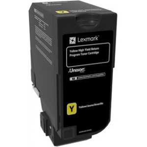 Toner CS720 CS725 CX725 (74C20Y0) Oryginalny żółty do LEXMARK CS 725DE, 720DE, 725DTE, 720DTE, LEXMARK CX 725DE
