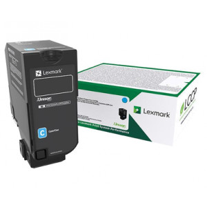 Toner CS727 CS728 CX727 (75B20C0) Oryginalny błękitny / turkusowy / niebieski do LEXMARK CS 728DE, 727DE, LEXMARK CX 727DE
