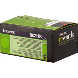 Toner 80C2HK0 (80C2HK0) Oryginalny czarny do LEXMARK CX 410E, 410DE, 510DE, 510DHE, 510DTHE