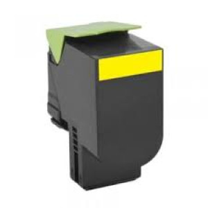 Toner CX310 CX410 CX510 (80C2SY0) Oryginalny żółty do LEXMARK CX 510DTHE, 310N, 310DN, 410E, 410DE