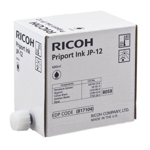 Tusz Ricoh (817104) Oryginalny czarny - 600ml - do RICOH PRIPORT JP 1250, 1255, 1210, 1215