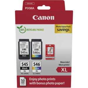 Zestaw oryginalny Canon PG-545XL / CL-546XL (8286B011) Wydajny