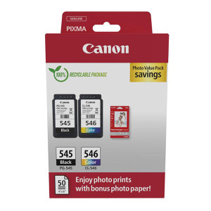Oryginalny multipak Canon PG-545 / CL-546 (8287B008)   papier fotograficzny