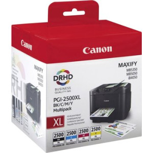 Tusz PGI-2500XL (9254B004) Oryginalny cmyk do CANON MAXIFY MB 5050, 5350, 5455, 5450, CANON MAXIFY IB 4050