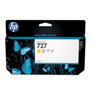 Tusz HP 727 (B3P21A) Oryginalny żółty - 130ml - do HP DESIGNJET T 2530, 2500, 1530