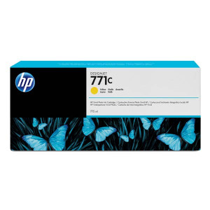 Tusz HP 771 (B6Y10A) Oryginalny żółty - 775ml - do HP DESIGNJET Z 6200, 6610, 6810, 6810