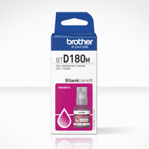 Tusz Brother (BTD180M) Oryginalny purpurowy do BROTHER DCP-T 580DW, 780DW, 583DW