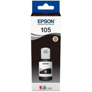 Tusz 105 106 (C13T00Q140) Oryginalny czarny - 140ml - do EPSON ECOTANK ET- 7750, 7700, EPSON ECOTANK L 7160, 7180