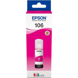 Tusz 105 106 (C13T00R340) Oryginalny purpurowy - 70ml - do EPSON ECOTANK ET- 7750, 7700, EPSON ECOTANK L 7160, 7180