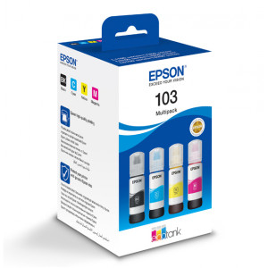 Tusz Epson (C13T00S64A) Oryginalny cmyk do EPSON L 3110, 3111, 3150, 3151, EPSON ECOTANK L 1110