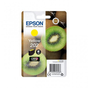 Tusz 202 (C13T02F44010) Oryginalny żółty - 4,1ml - do EPSON EXPRESSION PREMIUM XP 6000, 6005, 6100
