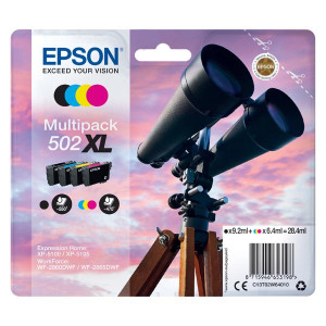 Tusz 502 (C13T02W64010) Oryginalny żółty do EPSON WORKFORCE WF 2860DWF, 2865DWF, 2800, 2860, 2865