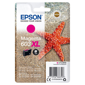 Tusz 603 (C13T03A34010) Oryginalny purpurowy - 4,0ml - do EPSON WORKFORCE WF 2835DWF, 2850DWF, 2810DWF, 2310, EPSON WORKFORCE WF- 2870DWF