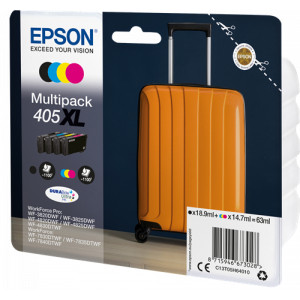 Tusz 405 (C13T05H64010) Oryginalny cmyk do EPSON WORKFORCE WF 7840DTW, 7830DTWF, EPSON WORKFORCE PRO WF 3820DWF, 4820DWF, 4830DTWF
