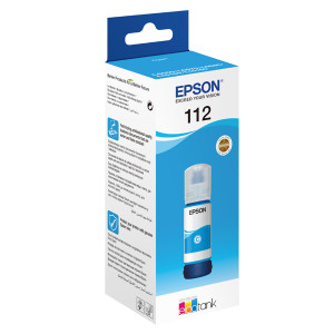 Tusz 112 (C13T06C24A) Oryginalny błękitny / turkusowy / niebieski do EPSON ECOTANK M 15140, 15180, EPSON ECOTANK L 11160, 15180, EPSON ECOTANK PRO L 6499