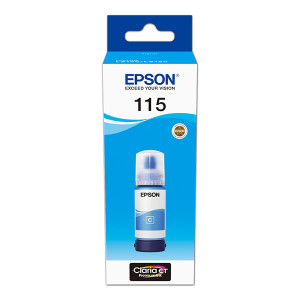 Tusz 115 (C13T07D24A) Oryginalny błękitny / turkusowy / niebieski - 70ml - do EPSON ECOTANK L 8160, 8180