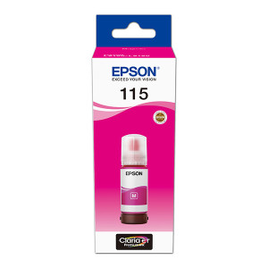 Tusz 115 (C13T07D34A) Oryginalny purpurowy - 70ml - do EPSON ECOTANK L 8160, 8180