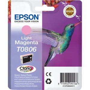 Tusz RX560 RX585 RX685 (C13T080640) Oryginalny purpurowy - 8ml - do EPSON STYLUS PHOTO PX 730WD, 830FWD, EPSON STYLUS PHOTO R 265, 360, EPSON STYLUS PHOTO RX 560