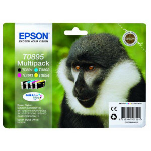 Tusz S20 SX100 SX110 SX200 SX210 SX400 SX410 (C13T08954010) Oryginalny do EPSON STYLUS S 21, EPSON STYLUS SX 110, 210, 410, 115