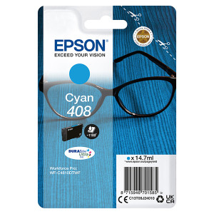 Tusz T09J240 (C13T09J24010) Oryginalny błękitny / turkusowy / niebieski - 14.7ml - do EPSON WORKFORCE PRO WF-C 4310DW, 4810DTWF