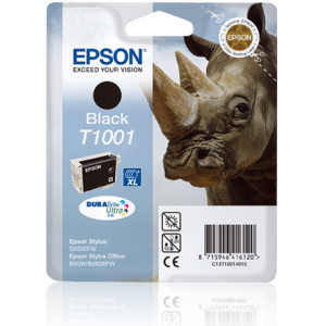 Tusz SX510 SX515 SX600 SX610 (C13T10014010) Oryginalny czarny - 25,9ml - do EPSON STYLUS SX 600FW, 510W, 610FW, EPSON STYLUS OFFICE BX 310FN, 610FW