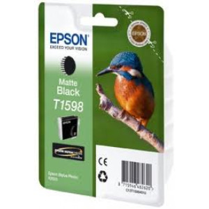 Tusz STYLUS PHOTO R2000 (C13T15984010) Oryginalny czarny matowy - 17ml - do EPSON STYLUS PHOTO R 2000