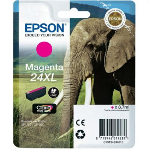 Tusz XP750 XP850 (C13T24334010) Oryginalny purpurowy - 8,7ml - do EPSON EXPRESSION PHOTO XP 960, 750, 850, 950, 760