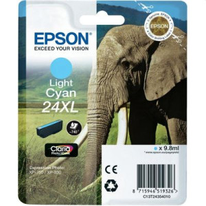 Tusz XP750 XP850 (C13T24354010) Oryginalny jasny niebieski - 9,8ml - do EPSON EXPRESSION PHOTO XP 960, 750, 850, 950, 760