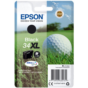 Tusz WF3720 WF3725 (C13T34714010) Oryginalny czarny - 16.3ml - do EPSON WORKFORCE PRO WF 3720DWF, 3725DWF