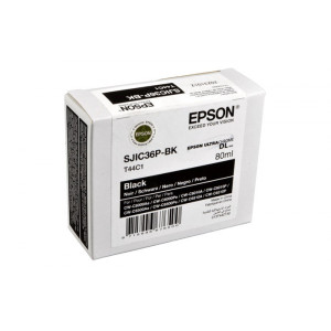 Tusz T44C140 (C13T44C140) Oryginalny czarny - 80ml - do EPSON COLORWORKS CWC 6000AE, 6000PE, 6010A, 6010P, 6500AE