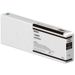 Tusz Epson (C13T55K700) Oryginalny jasny czarny - 700ml - do EPSON SURECOLOR SC-P 6000, 7000, 8000, 9000